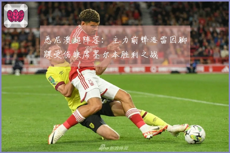 悉尼澳超阵容：主力前锋洛雷因脚踝受伤缺席墨尔本胜利之战